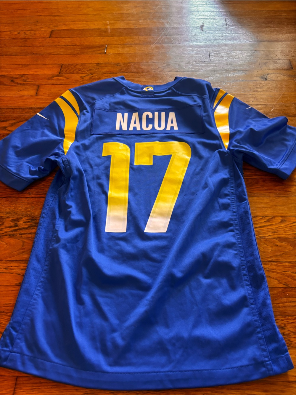 NFL Blue and Yellow Kids Pajama Top with Number 17